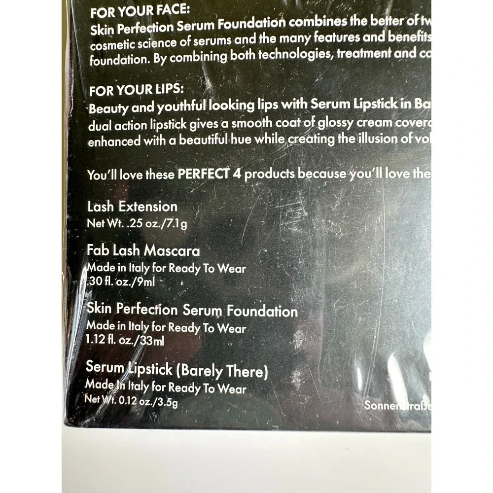 Ready To‎ Wear Perfect 4 Lash & Serum Collection Set Medium Dark Eyes Face Lips